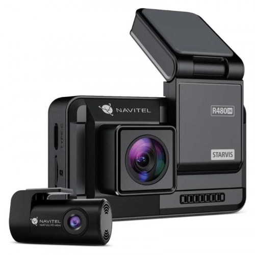 Navitel R480 2K dashcam - for- og bakkamera