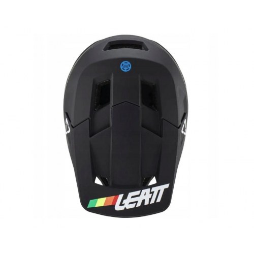Leatt MTB Gravity 1.0 V23 fullface cykelhjelm - L (59-60 cm), sort
