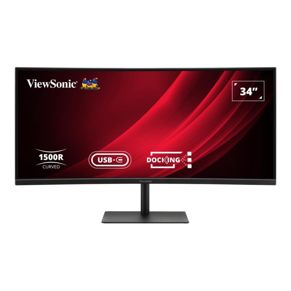 ViewSonic VG3419C2 34" buet UWQHD skærm - USB‑C, DisplayPort, HDMI