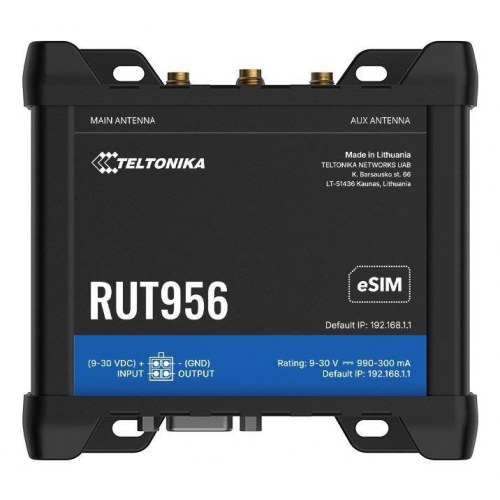 Teltonika RUT956 mobilrouter med eSIM