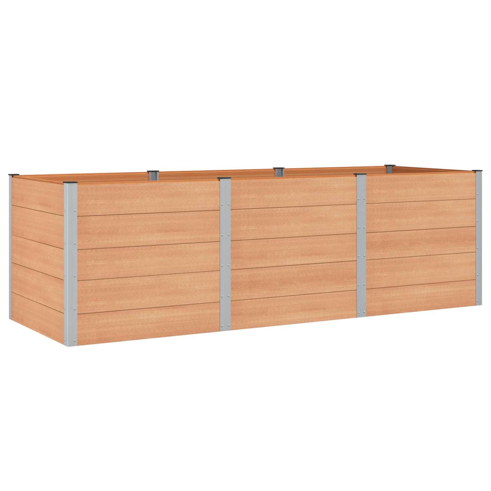 Højbed Brun 300 x 100 x 91 cm alu. billede