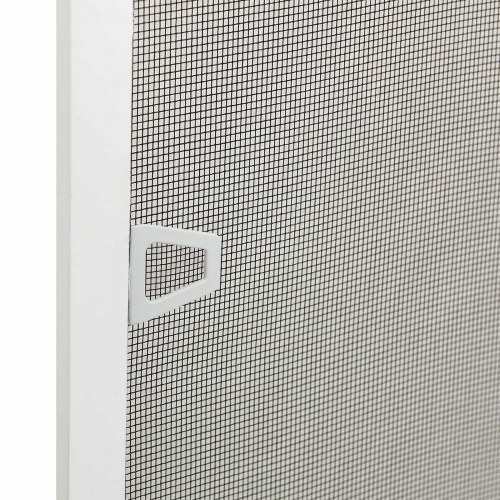 Insektnet til vinduer - hvid 130 × 150 cm, aluminium og glasfiber