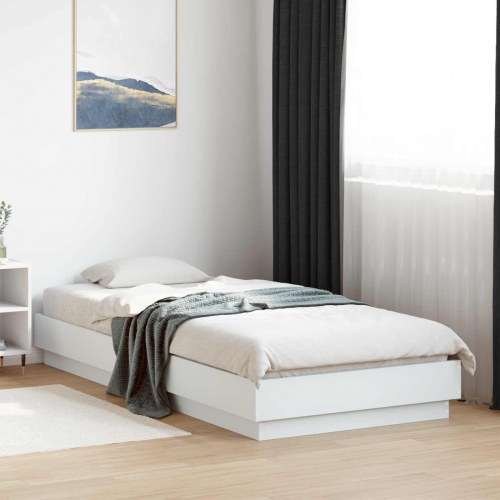 Gulvsengramme hvid 80 x 200 cm