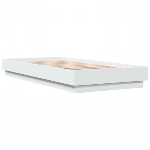 Gulvsengramme hvid 80 x 200 cm