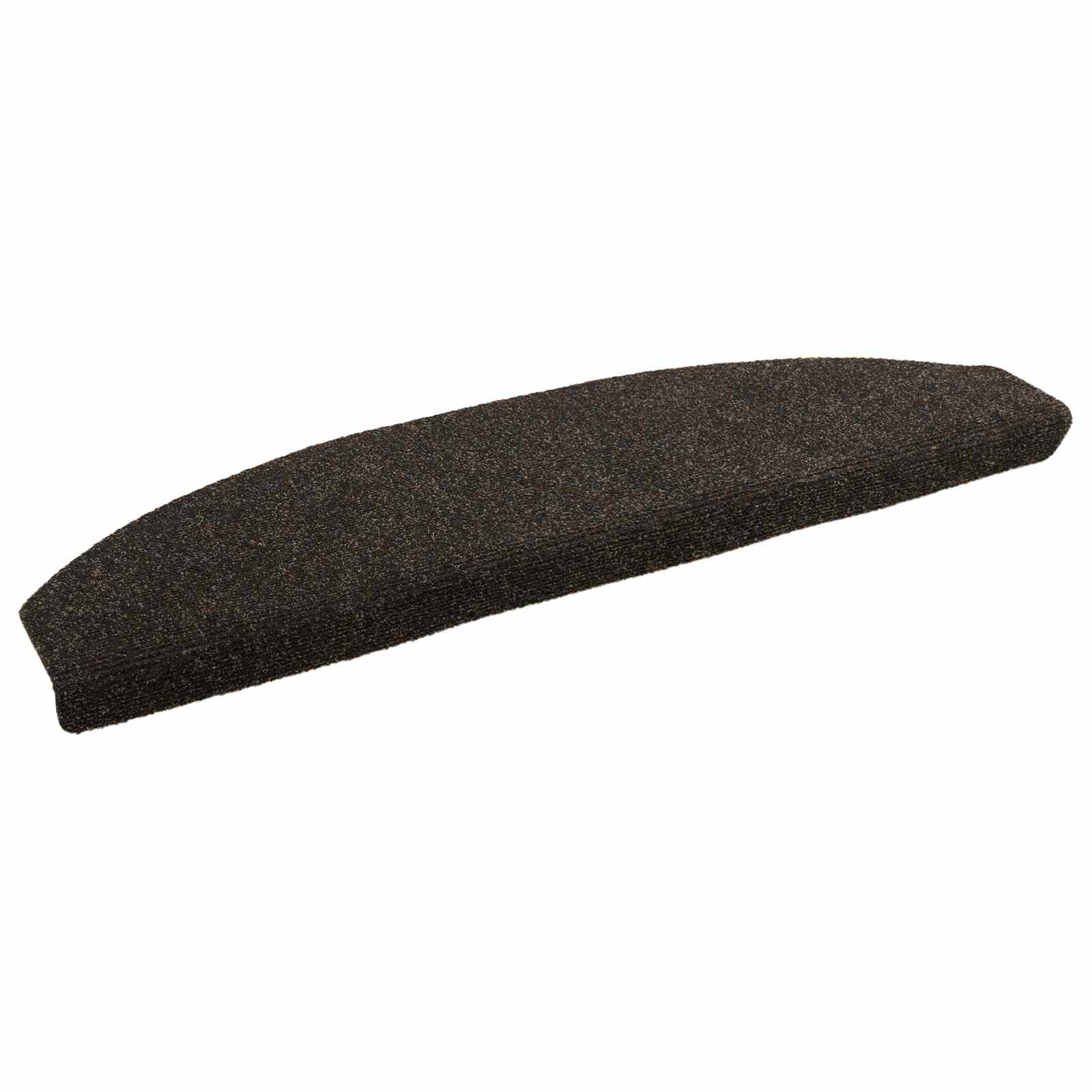 Selvklæbende Trappemåtter 15 stk Mørk Brun 80 x 24,5 x 3,5 cm billede