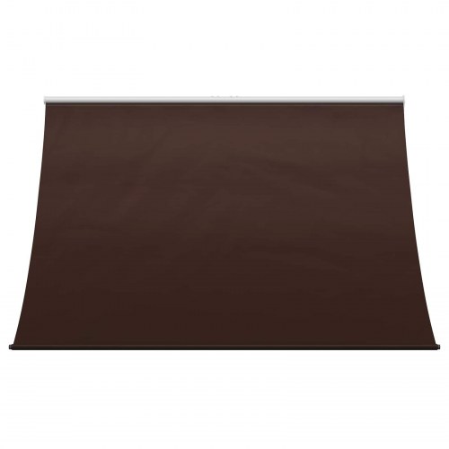 Markise - brun 400 × 150 cm, 180 g/m² polyester med PU-belægning