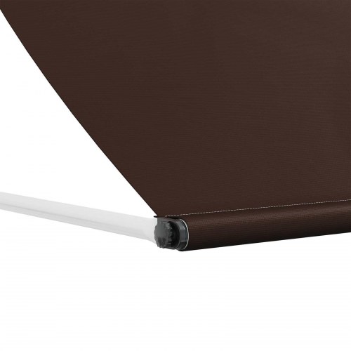 Markise - brun 300 × 150 cm, 180 g/m² polyester med PU-belægning