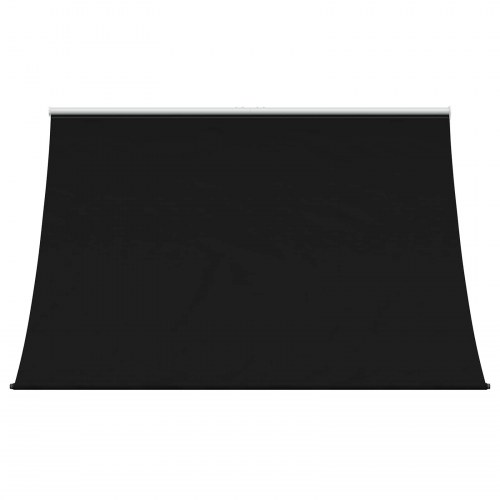 Markise - sort 400 × 150 cm, 180 g/m² polyester med PU-belægning