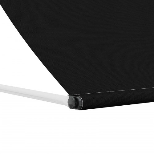 Markise - sort 200 × 150 cm, 180 g/m² polyester med PU-belægning