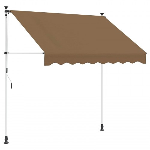 Manuel udtrækkelig markise - beige, 300 cm