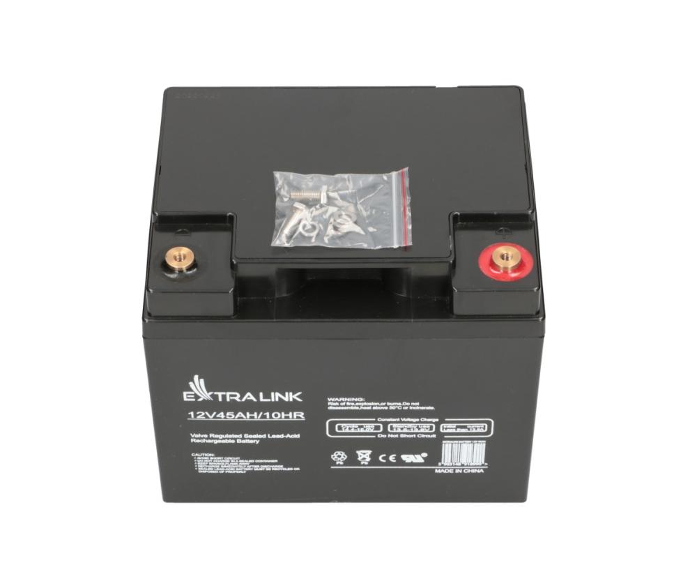 Extralink AGM batteri 12 V 45 Ah - forseglet bly (VRLA) billede