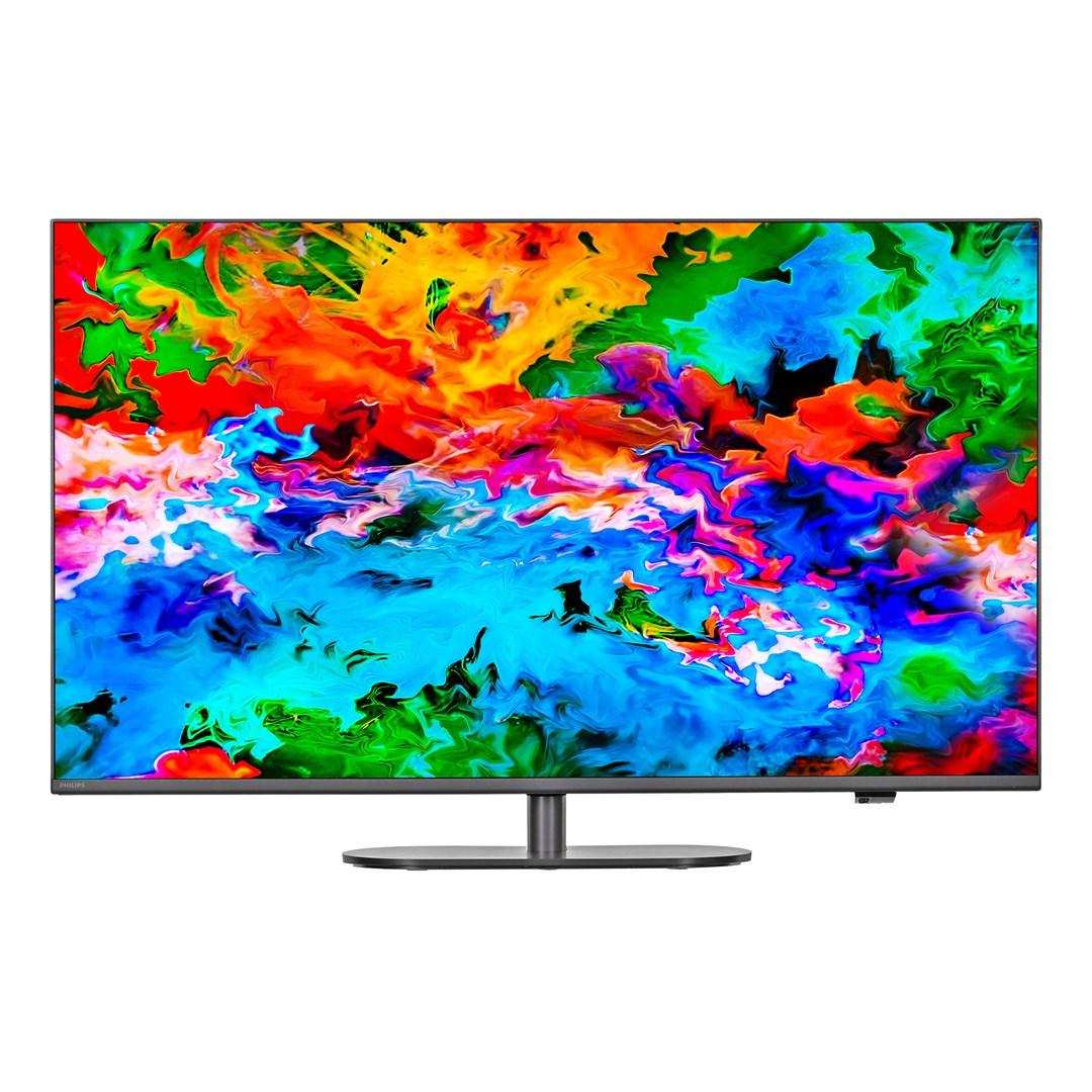 Philips 43PUS9010 43" 4K Ultra HD QLED Smart TV - Mørkegrå billede