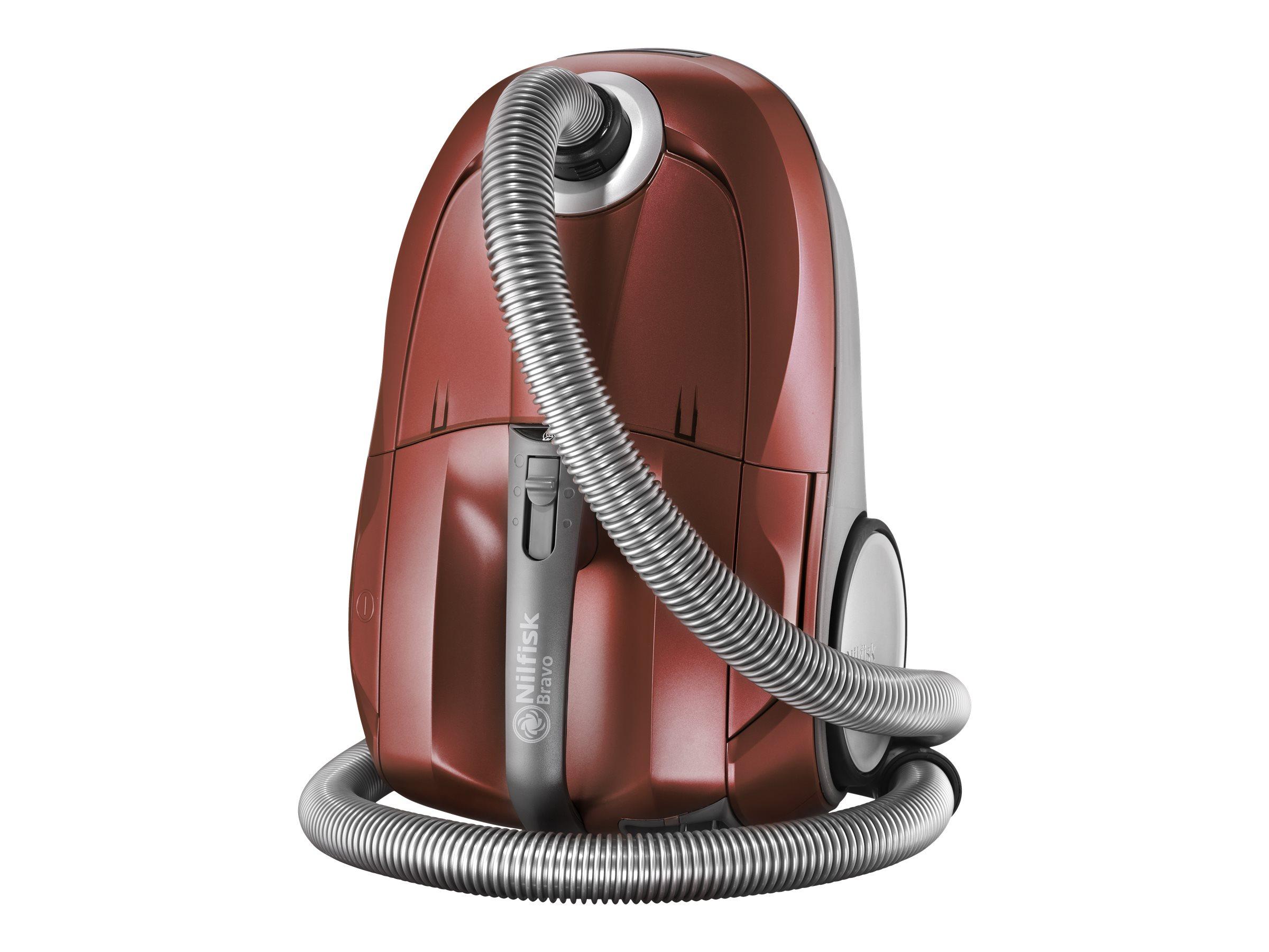 Nilfisk Bravo R10P07A1 gulvstøvsuger med pose - 3,2 l, 260 luft-watt, spitfire-rød billede