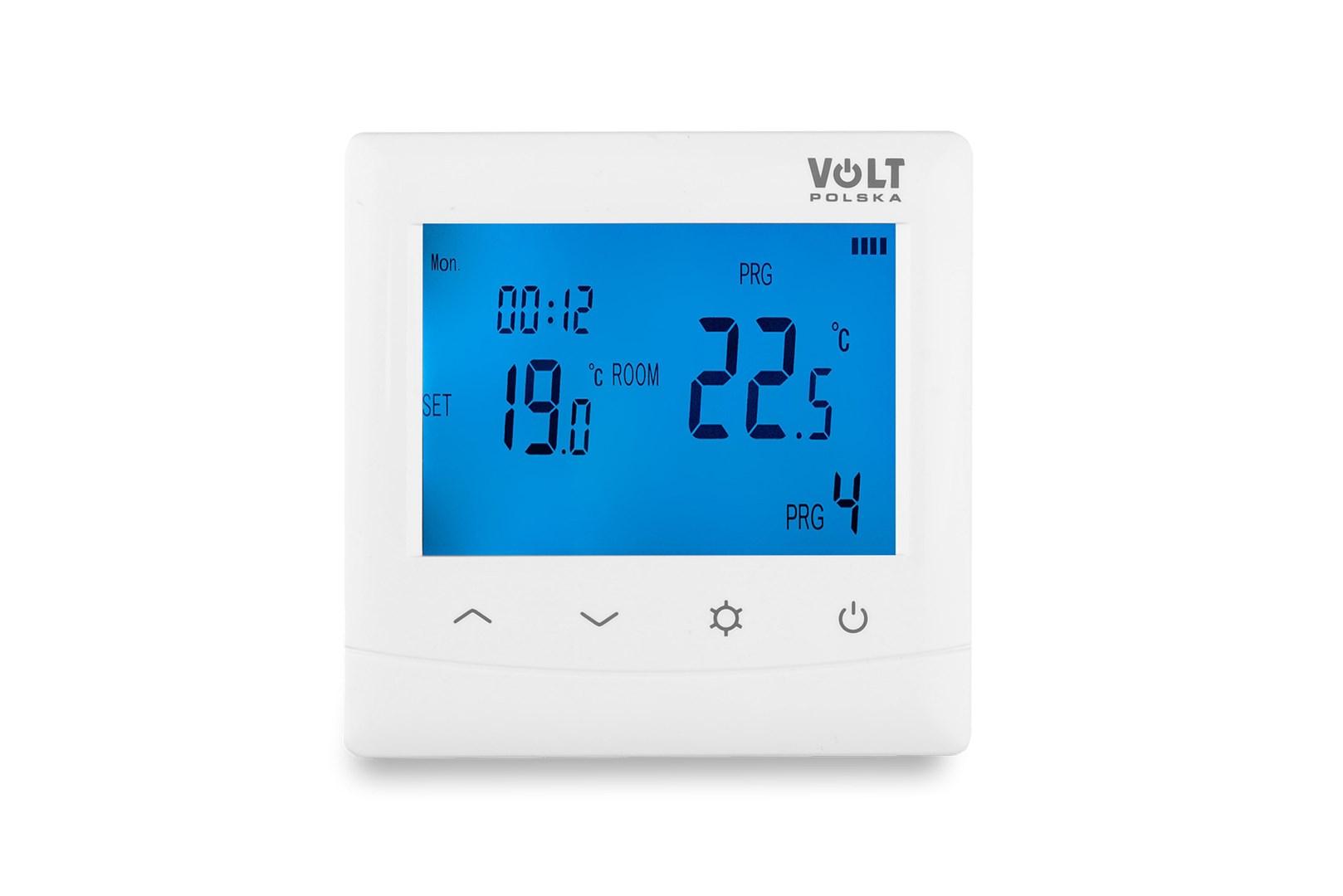 Volt Polska COMFORT HT-08 kablet + Wi‑Fi gulvvarmetermostat - hvid