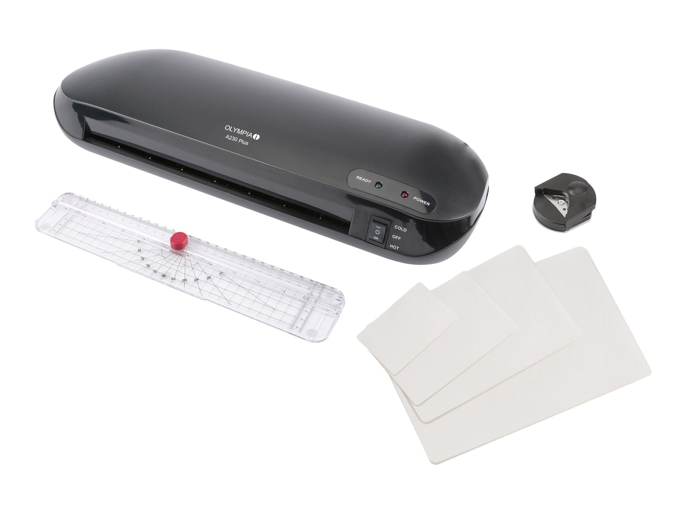 Olympia A230 Plus lamineringsmaskine 4-i-1 A4 - sort billede