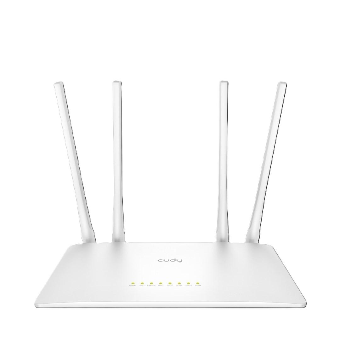 Cudy WR300S trådløs router 300 Mbit/s - 2,4 GHz, hvid billede