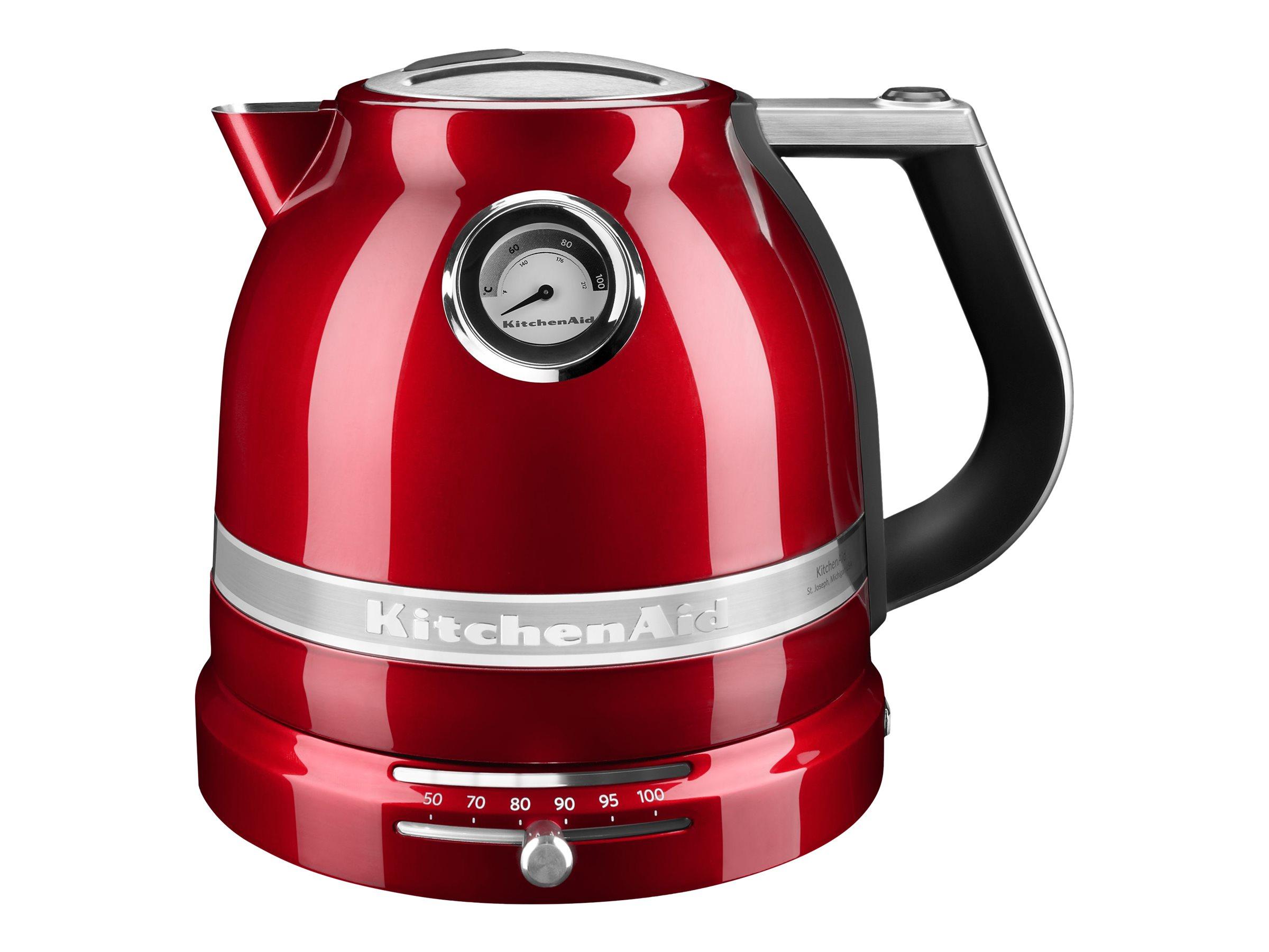 KitchenAid 5KEK1522 - elkedel 1,5 l med temperaturvalg - æblekærlighedsrød