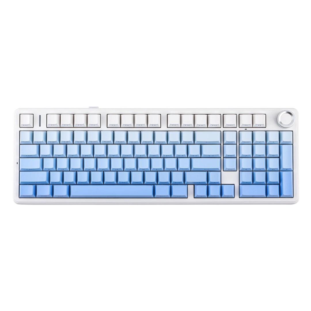 AULA F99 Pro Gradient Blue NimbusV3 - mekanisk gamingtastatur med RGB billede