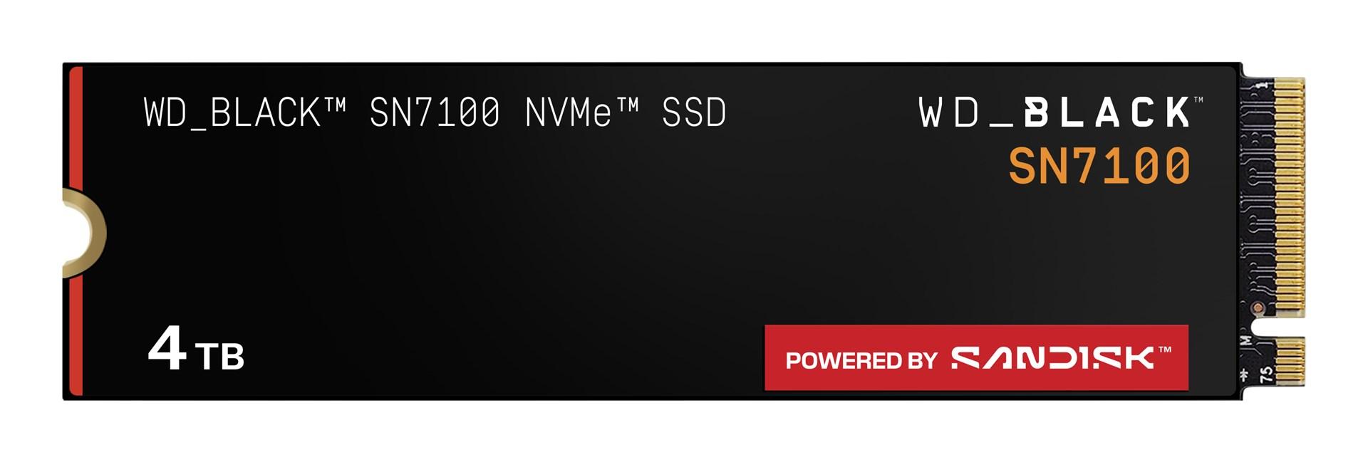 WD Black SN7100 NVMe SSD 4 TB - M.2 2280