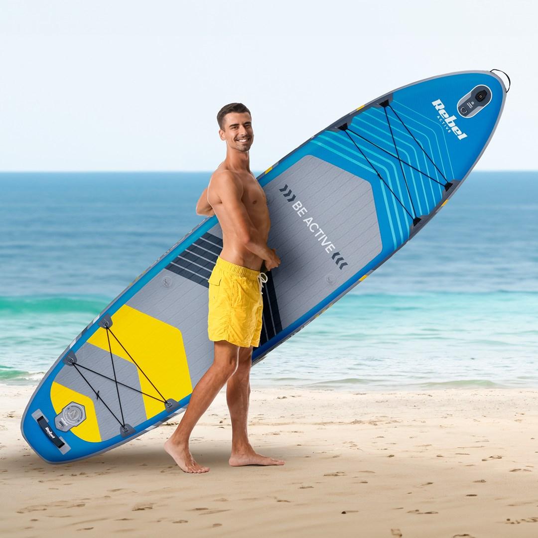 Rebel Active RBA-4507 oppusteligt SUP-board 335 cm - blå billede