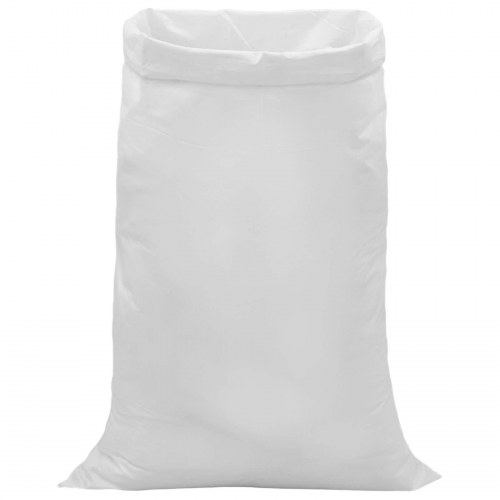 Vevde sække 50 stk Hvid 100 x 150 cm PP