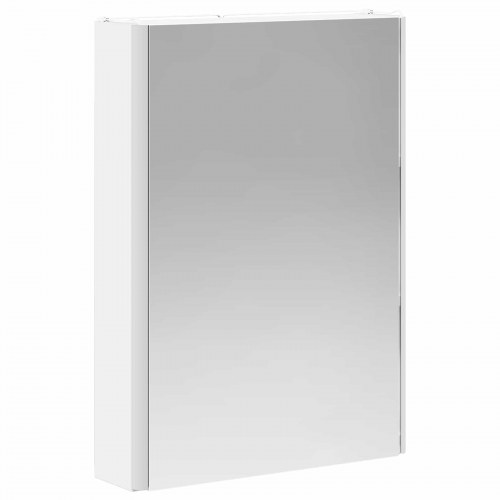 Badeværelsesskabsæt 5 stk Hvid 43 x 11,5 x 60,5 cm