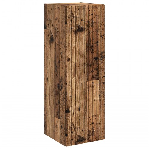 Badeværelsesskabsæt 5 stk Gammelt træ 43 x 16 x 62,5 cm