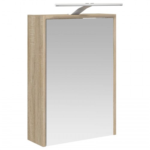 Badeværelsesskabsæt 5 stk Sonoma-eg 43 x 16 x 62,5 cm