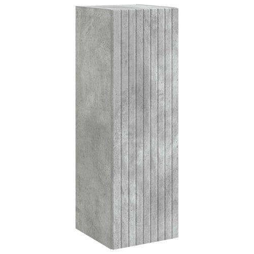 Badeværelsesskabsæt 5 stk Betongrå 40 x 10,5 x 60,5 cm