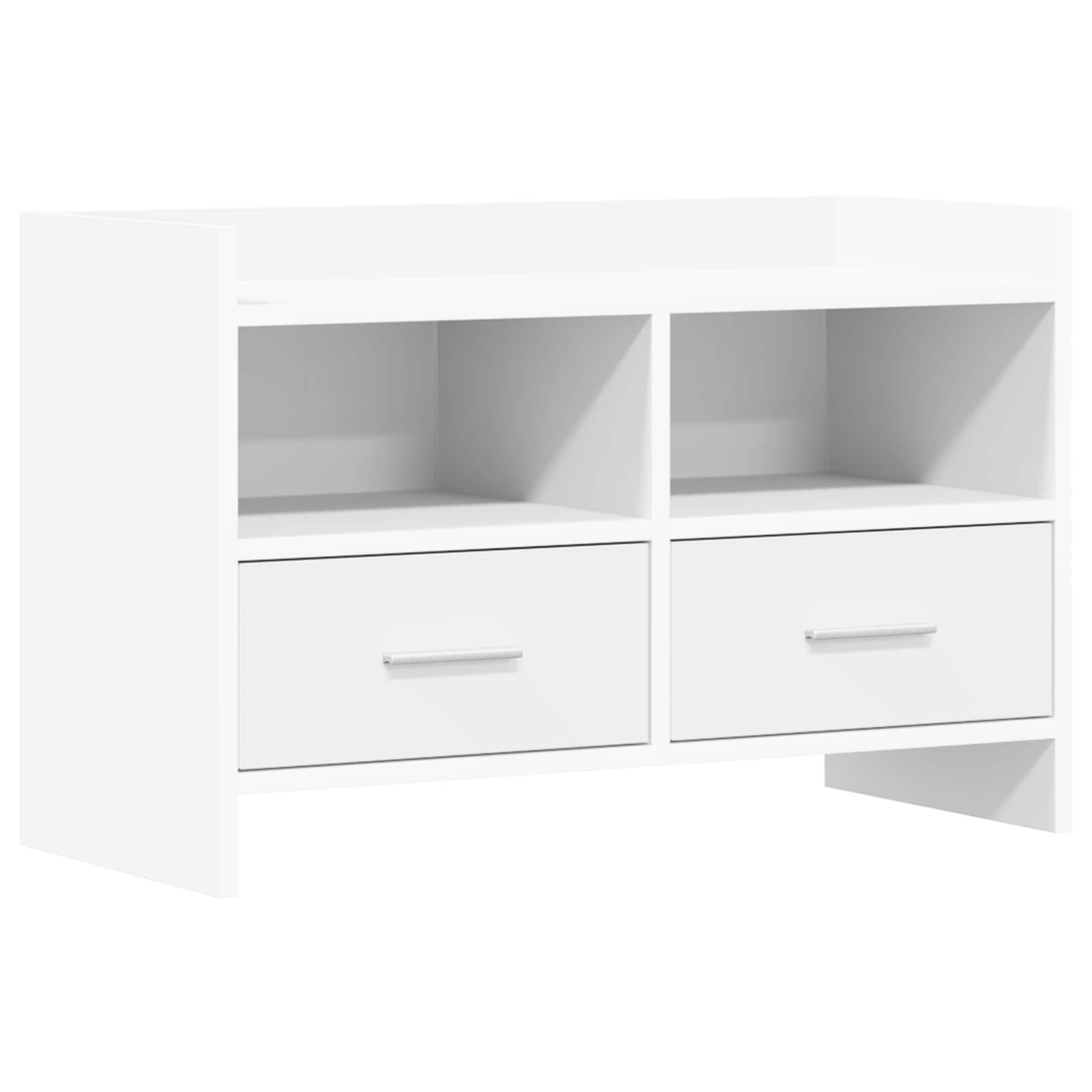 TV-skab 71,5 x 33 x 47 cm Hvid Konstrueret træ