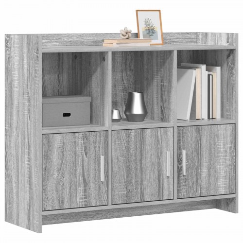 Sidebord Grå Sonoma 98,5 x 33 x 80 cm Konstrueret træ