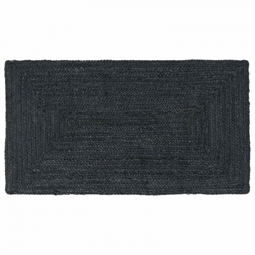 Områdetæpper Rektangulær Mørkegrå 60 x 110 cm Jute
