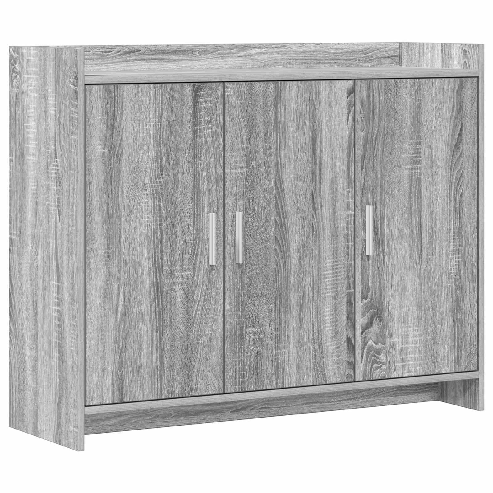 Sidebord Grå Sonoma 98,5 x 33 x 80 cm Konstrueret træ