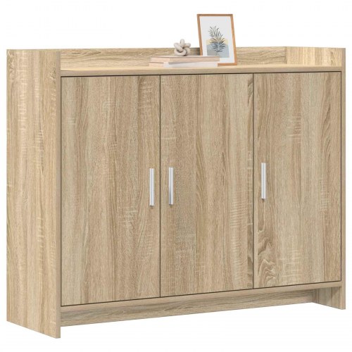 Sidebord Sonoma-eg 98,5 x 33 x 80 cm Konstrueret træ
