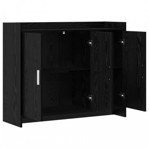 Sidebord Sort eg 98,5 x 33 x 80 cm Konstrueret træ