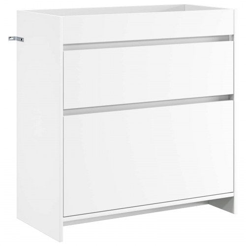 Badeværelsesmøbel sæt Hvid 81 x 40 x 84,5 cm Konstrueret træ