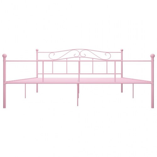 Sengestel 180x200 cm metal pink