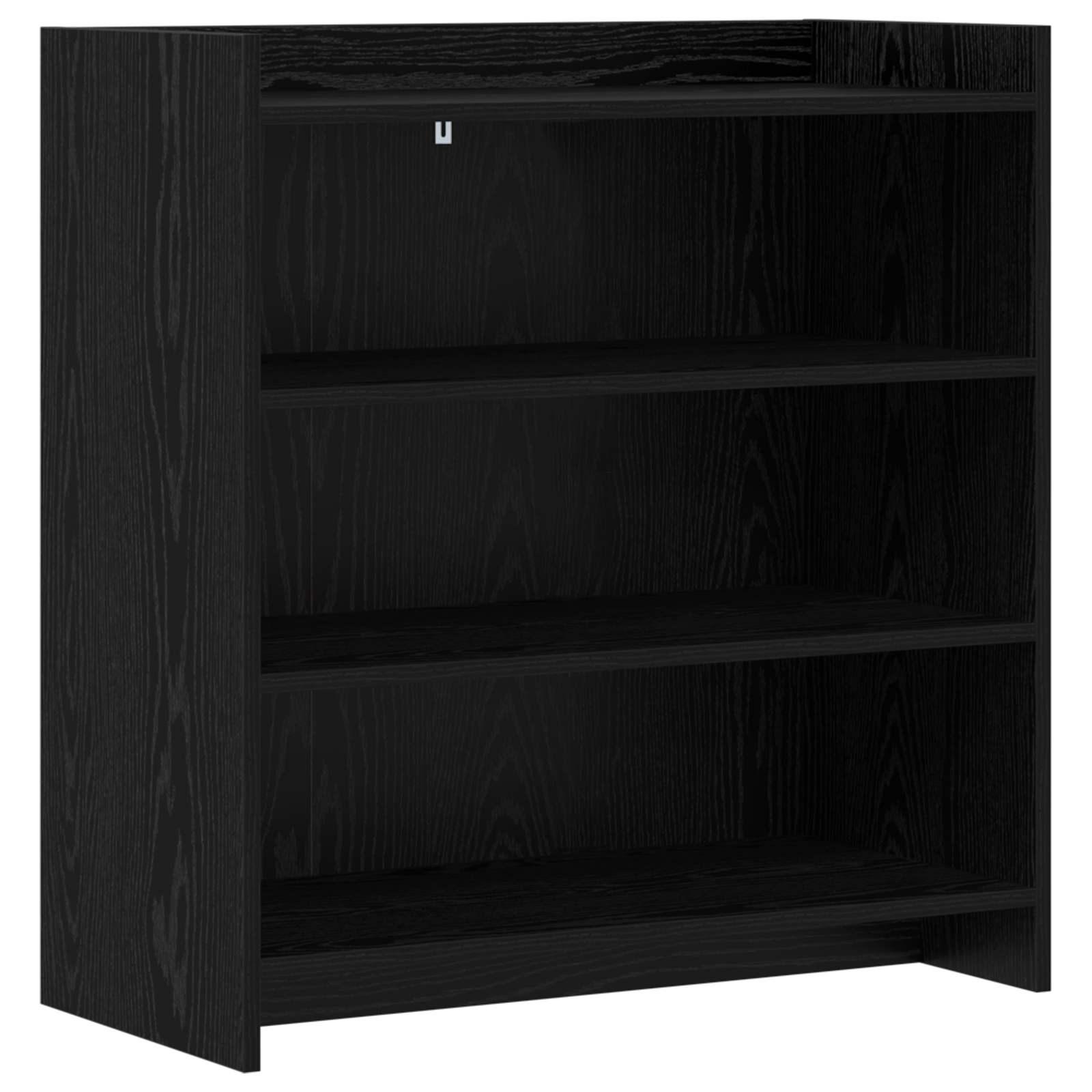 Sidebord Sort eg 75 x 36 x 80 cm Konstrueret træ