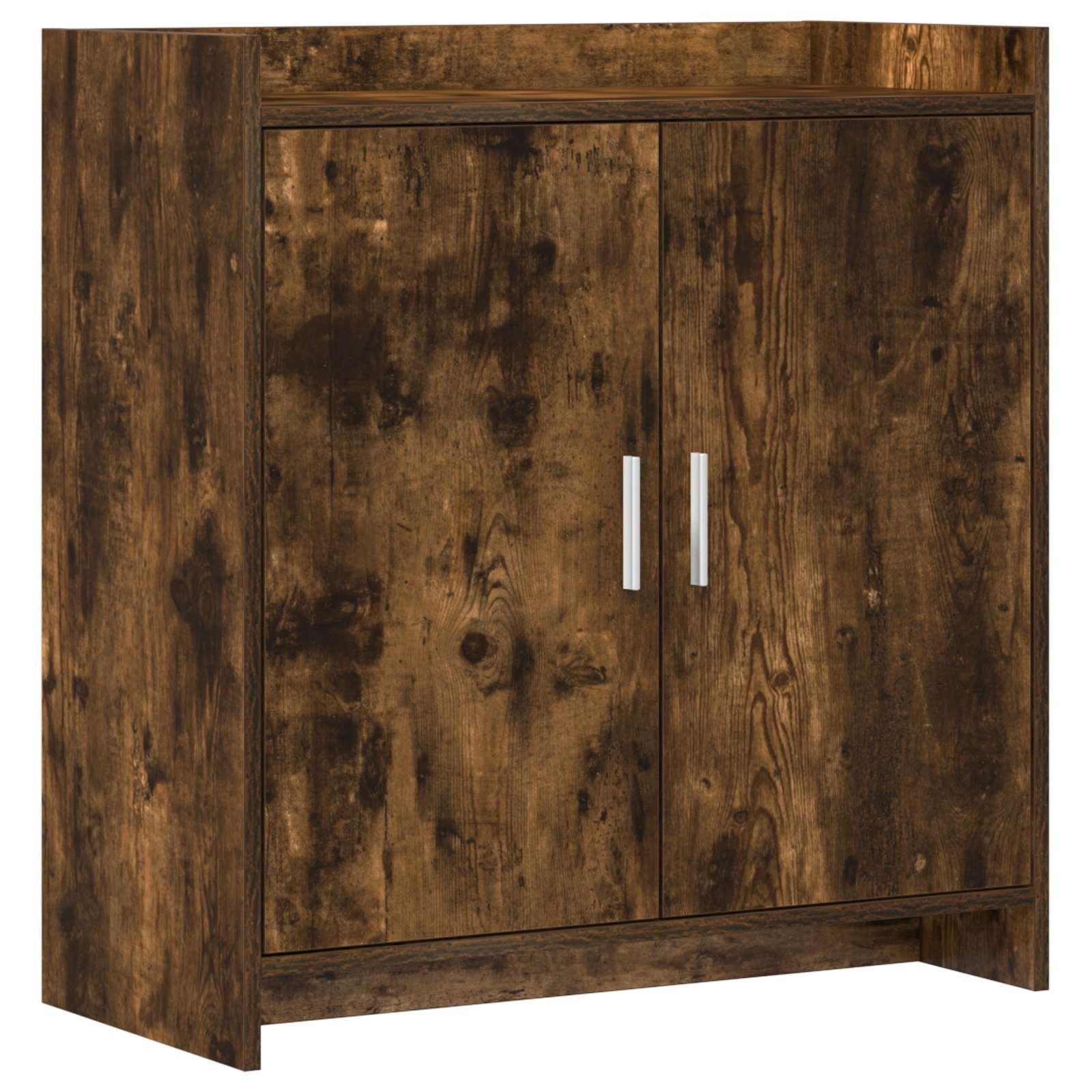 Sidebord Røget eg 72 x 36 x 80 cm Konstrueret træ
