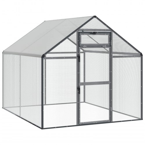Fuglebur Antracit 181,5 x 221 x 173,5 cm Svejset Trådnet