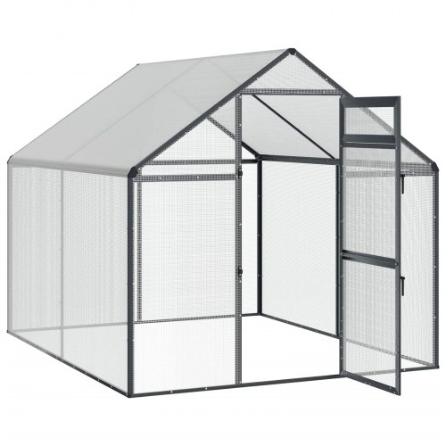 Fuglebur Antracit 181,5 x 221 x 173,5 cm Svejset Trådnet