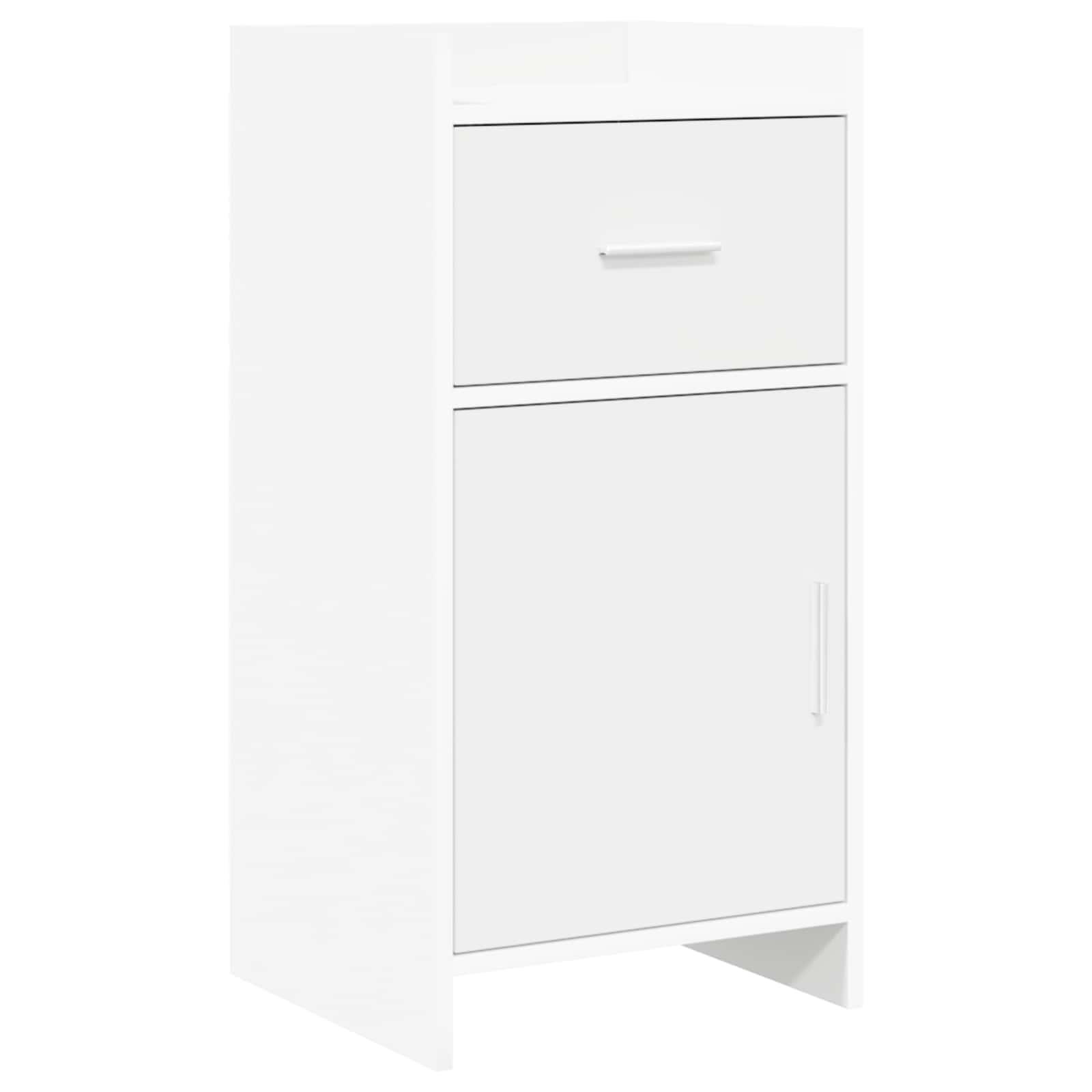 Sidebord Hvid 40 x 36 x 80 cm Konstrueret træ
