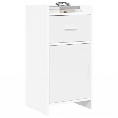 Sidebord Hvid 40 x 36 x 80 cm Konstrueret træ