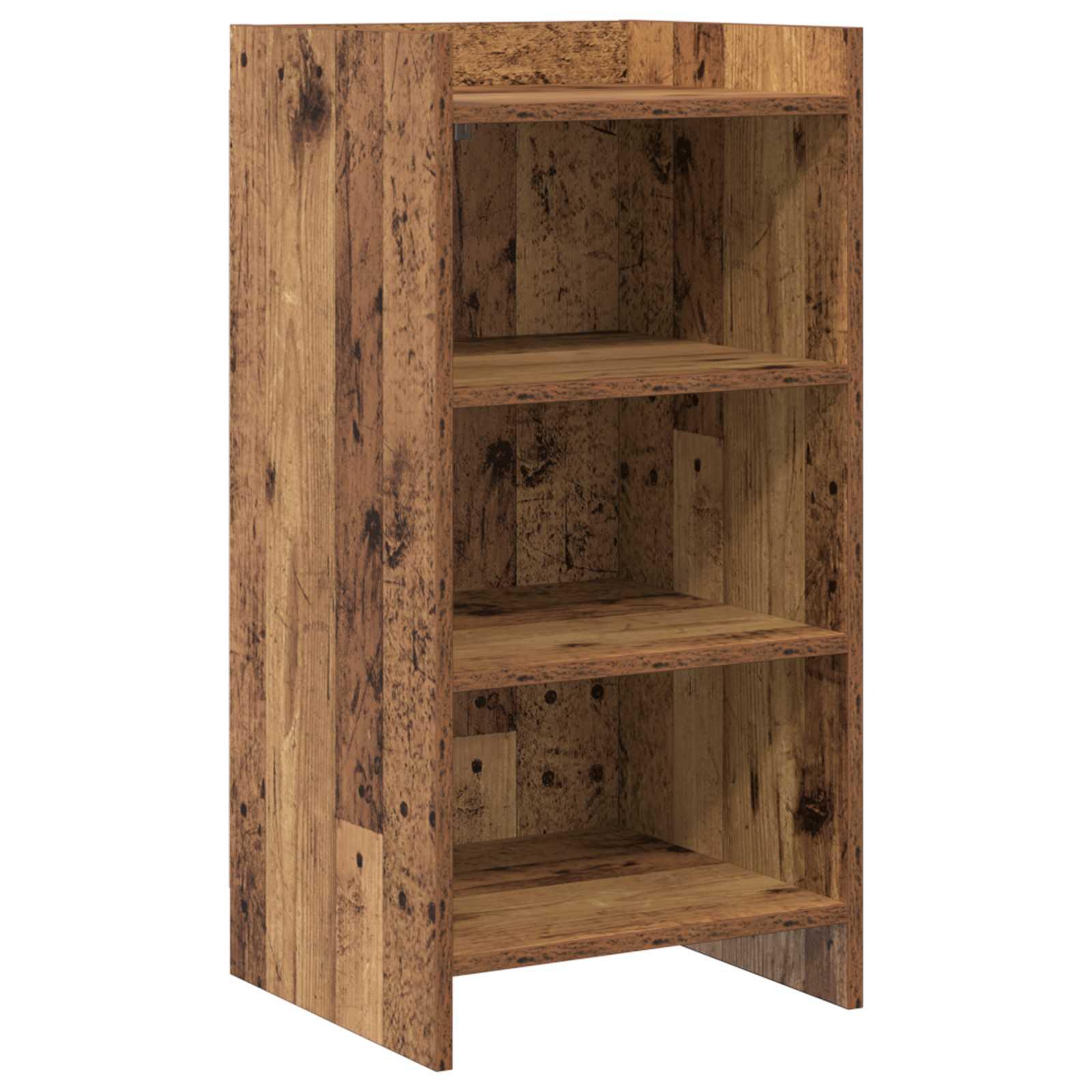 Sidebord Gammelt træ 40 x 36 x 80 cm Konstrueret træ billede