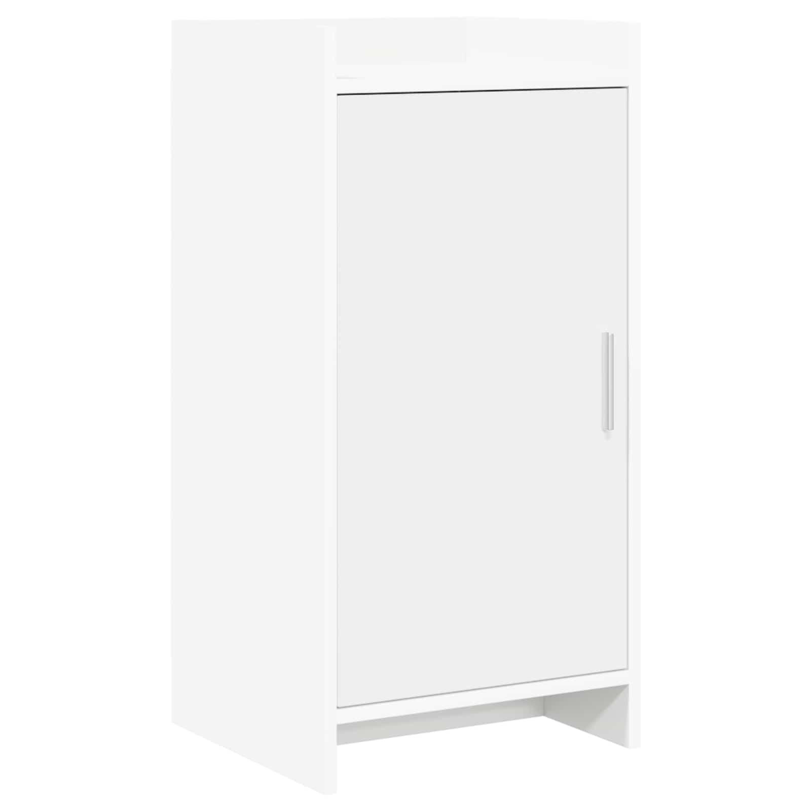 Sidebord Hvid 40 x 36 x 80 cm Konstrueret træ billede