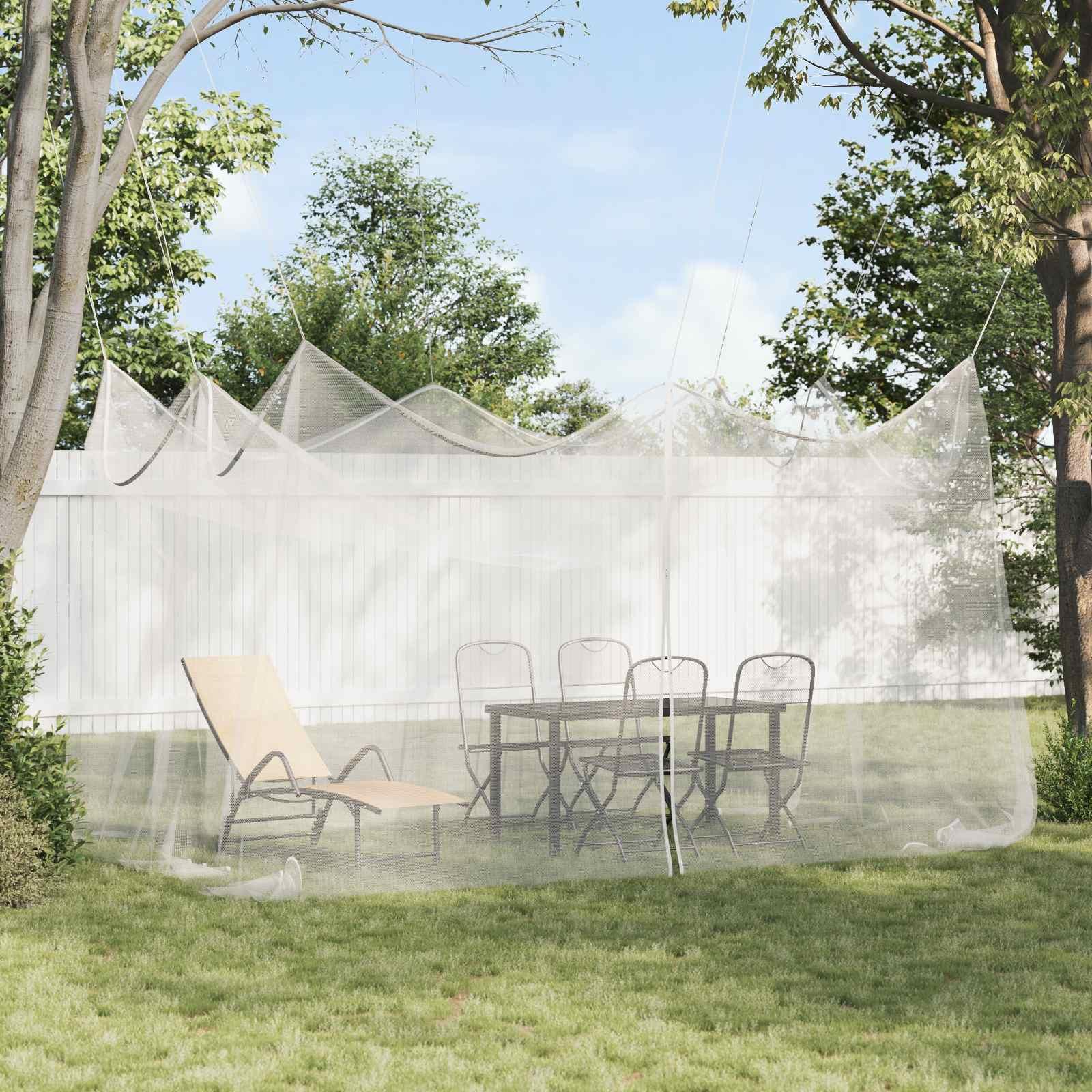Have myggenet 156 mesh - hvid polyester 3 × 4,5 × 2,5 m