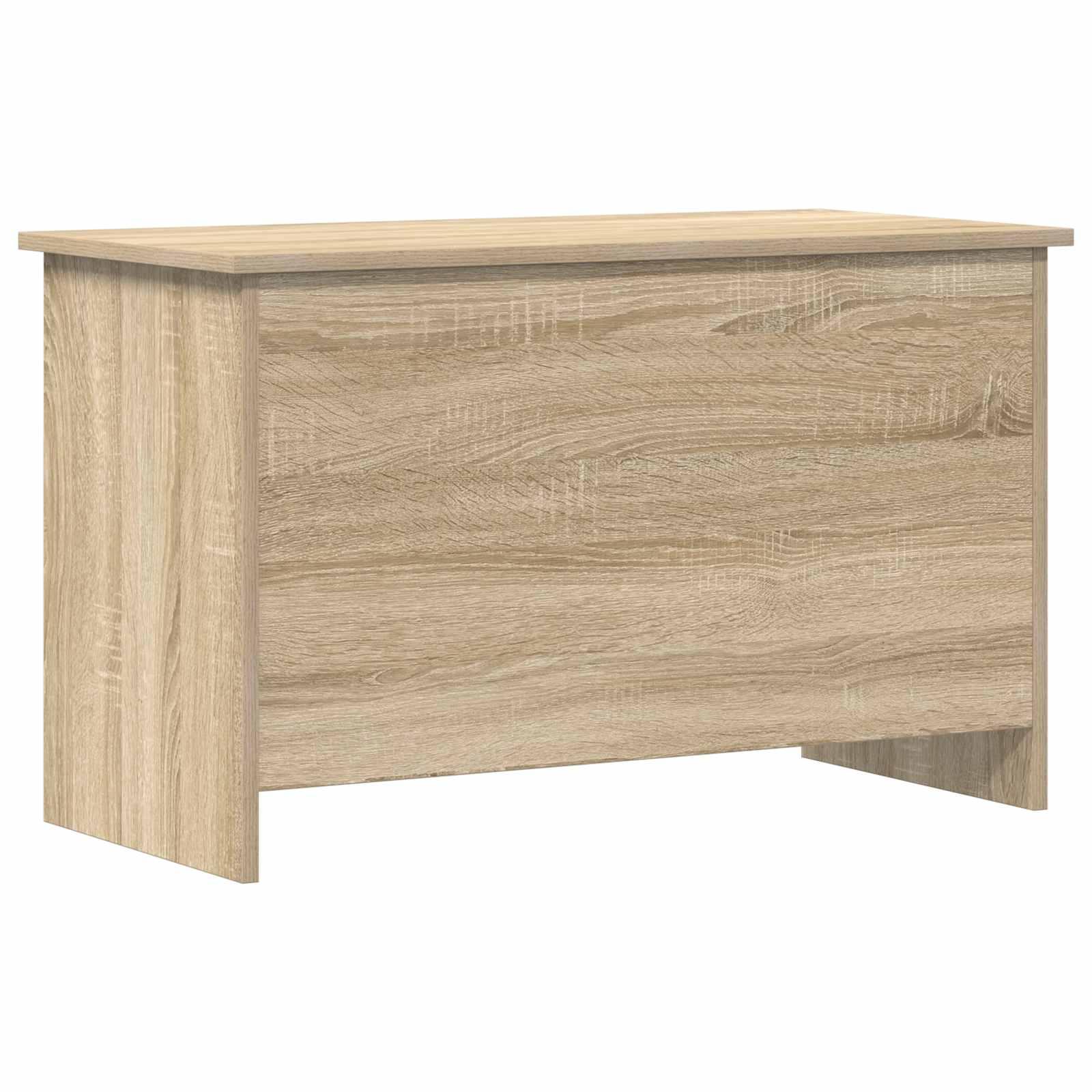 Opbevaringskiste Sonoma-eg 80 x 40 x 50 cm Konstrueret træ billede