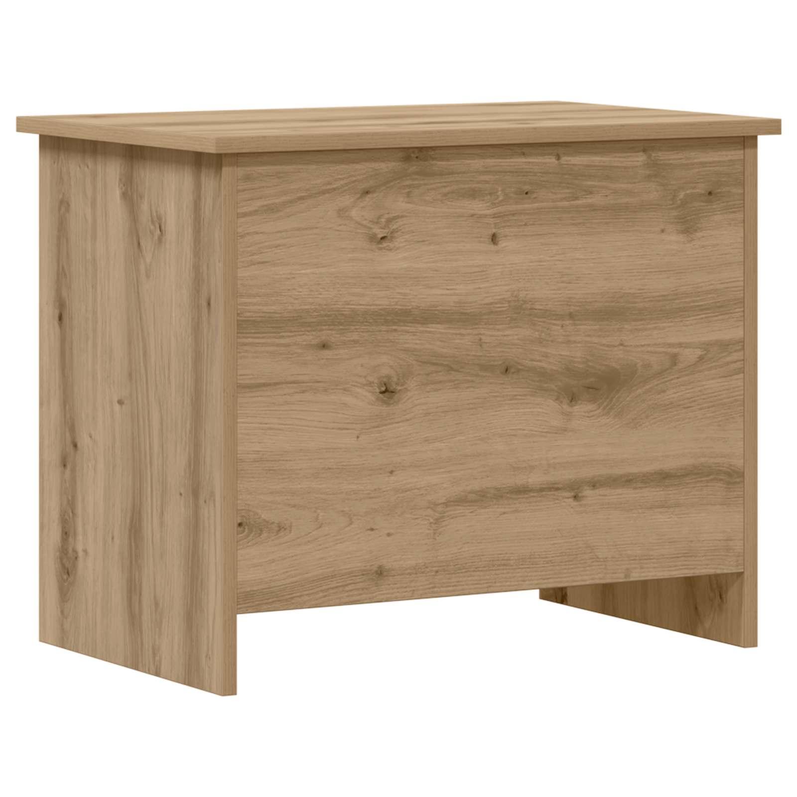 Opbevaringskiste Artisan-eg 60 x 40 x 50 cm Konstrueret træ billede