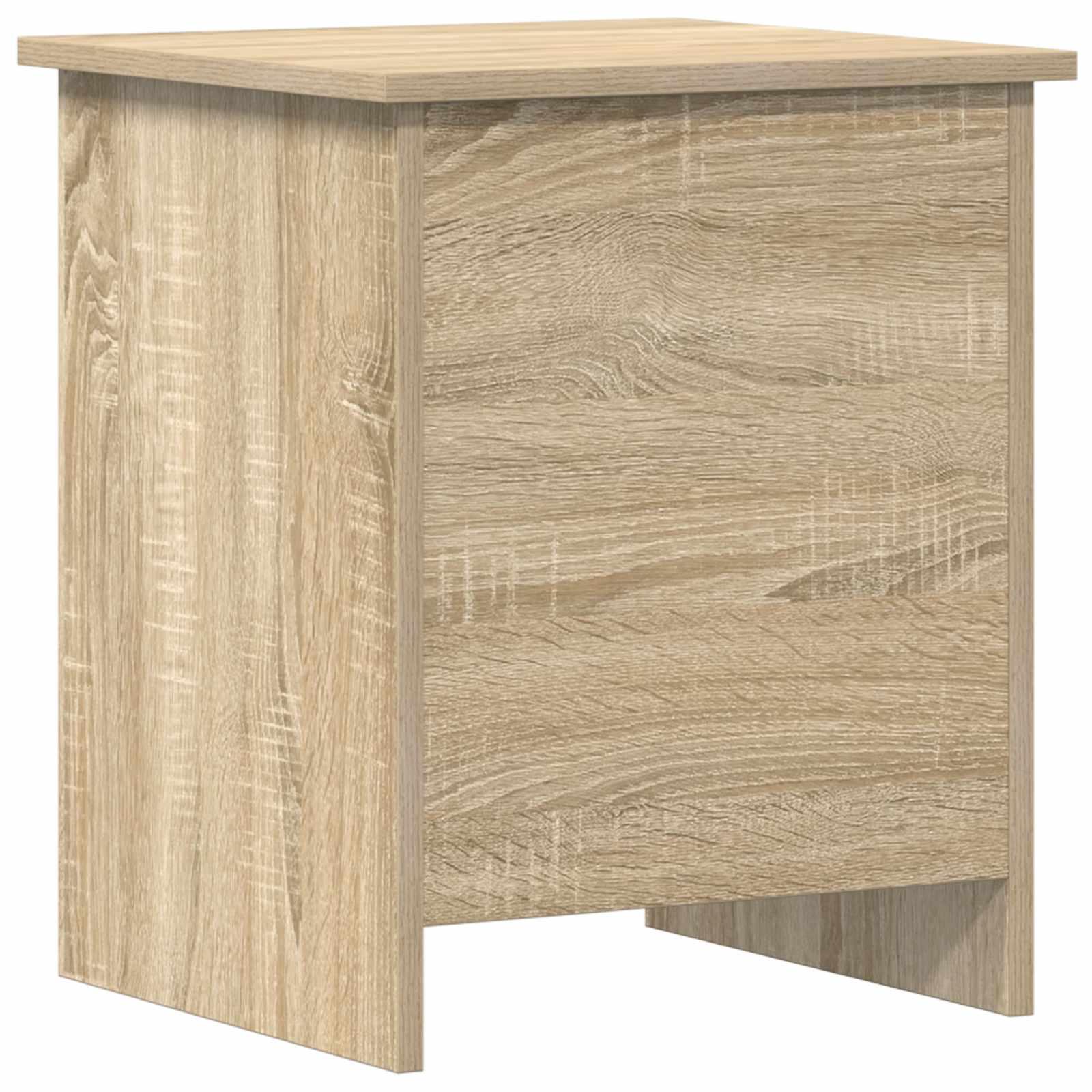 Opbevaringskiste Sonoma-eg 40 x 40 x 50 cm Konstrueret træ billede