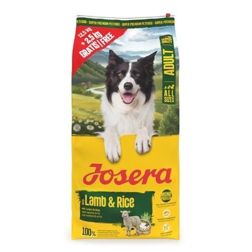 JOSERA Adult Mono Lam & Ris - tørfoder til hund - 12,5 kg + 2,5 kg (15 kg) billede